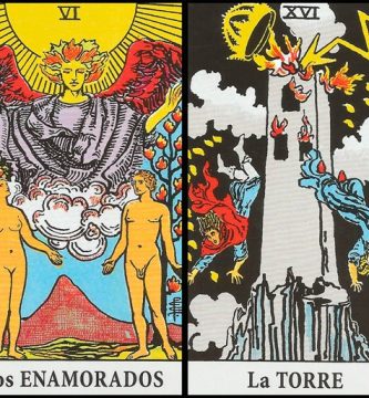 Los Enamorados y La Torre | Combinaciones con el Tarot Marsella y Rider