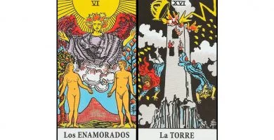Los Enamorados y La Torre | Combinaciones con el Tarot Marsella y Rider
