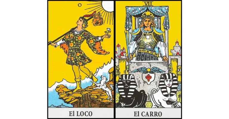 El Loco y El Carro | Combinaciones con el Tarot Marsella y Rider