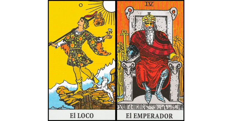 El Loco y El Emperador | Combinaciones con el Tarot Marsella y Rider