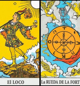 El Loco y La Rueda de la Fortuna | Combinaciones con el Tarot Marsella y Rider