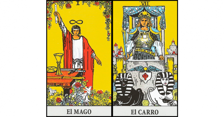 El Mago y El Carro | Combinaciones con el Tarot Marsella y Rider