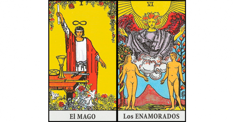 El Mago y Los Enamorados | Combinaciones con el Tarot Marsella y Rider