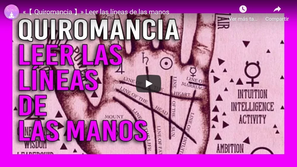 quiromancia soy espiritual youtube