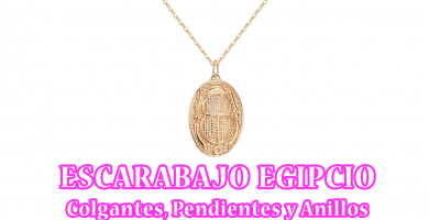 Escarabajo Egipcio | Colgante, Pulsera, Pendiente y Anillo