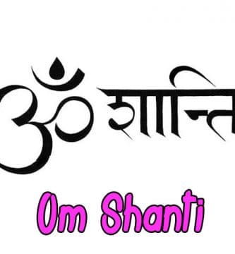 Mantra Om Shanti | Significado, Tatuaje, Símbolo