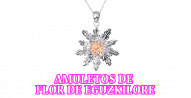 Talismán y Amuleto de Flor de Eguzkilore | Colgantes, Pulseras y Anillos