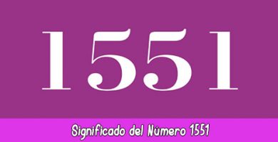 Significado del número 1551 en la Numerología | Hora 1551