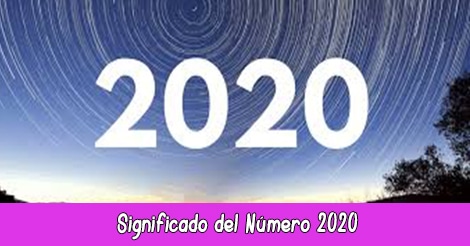 significado del número 2020