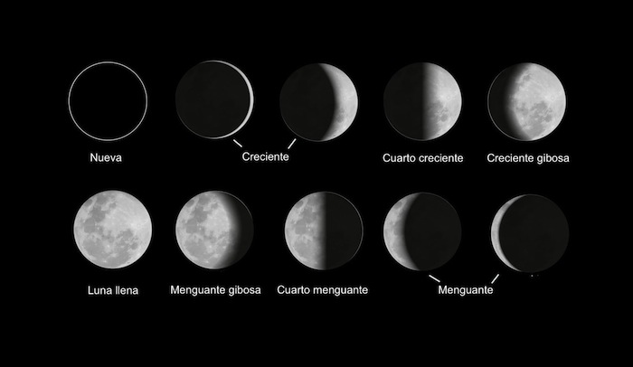 fases lunares agua de luna