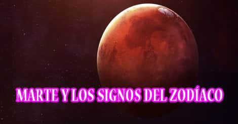 Marte y los Signos del Zodíaco