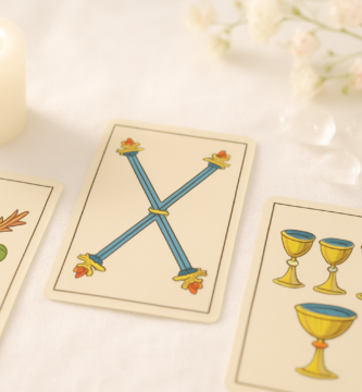 Dos de Espadas Tarot de Marsella: equilibrio y decisiones conscientes