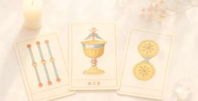 As de Copas Tarot de Marsella: apertura emocional y crecimiento personal