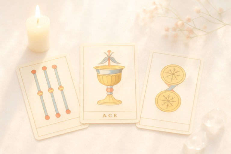 As de Copas Tarot de Marsella: apertura emocional y crecimiento personal