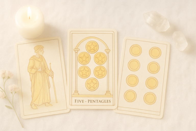 Spiritual and Practical Meaning of the Five of Pentacles Tarot Card