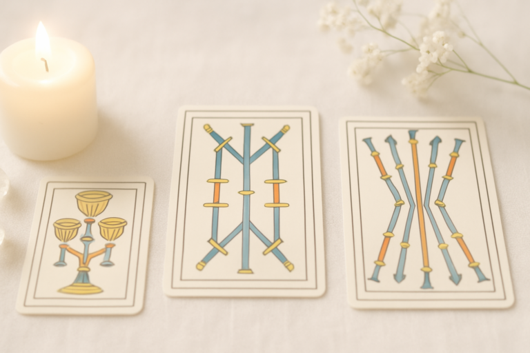 Cuatro de Espadas Tarot de Marsella: equilibrio práctico y recuperación espiritual