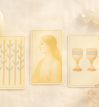 Nueve de Bastos Tarot de Marsella: fortaleza y resistencia en tus decisiones