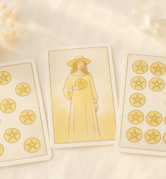 Nueve de Oros Tarot de Marsella: prosperidad tangible y equilibrio práctico