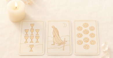 Ocho de Copas Tarot de Marsella: dejar atrás y buscar crecimiento