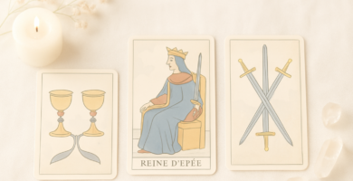 Reina de Espadas Tarot de Marsella: claridad y decisiones conscientes