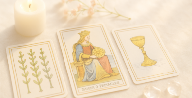 Reina de Oros Tarot de Marsella: estabilidad y crecimiento
