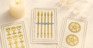 Seis de Espadas Tarot de Marsella: avances y transformación