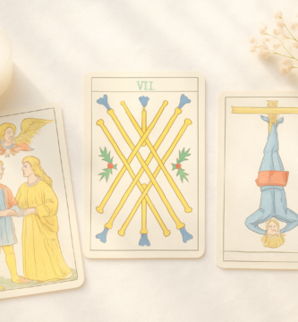 Siete de Bastos Tarot de Marsella: superación y defensa en la vida diaria
