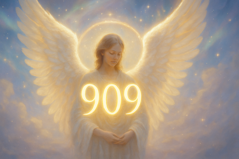 Significado espiritual del número 909: Transformación, guía y nuevos comienzos