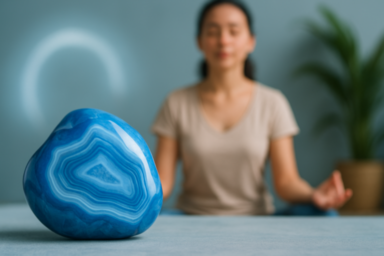 Ágata Azul: propiedades mágicas y beneficios espirituales