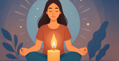 Significado espiritual de las llamas de una vela