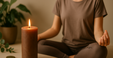 Significado espiritual de la vela marrón y sus usos