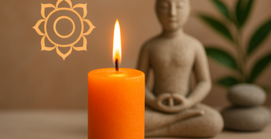 Significado espiritual de la vela naranja y su energía