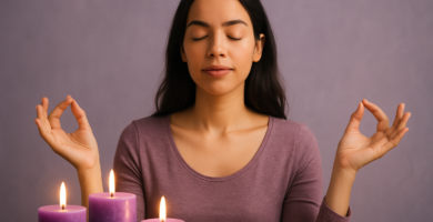 Velas moradas: significado, rituales y energía espiritual Velas moradas: significado, rituales y energía espiritual