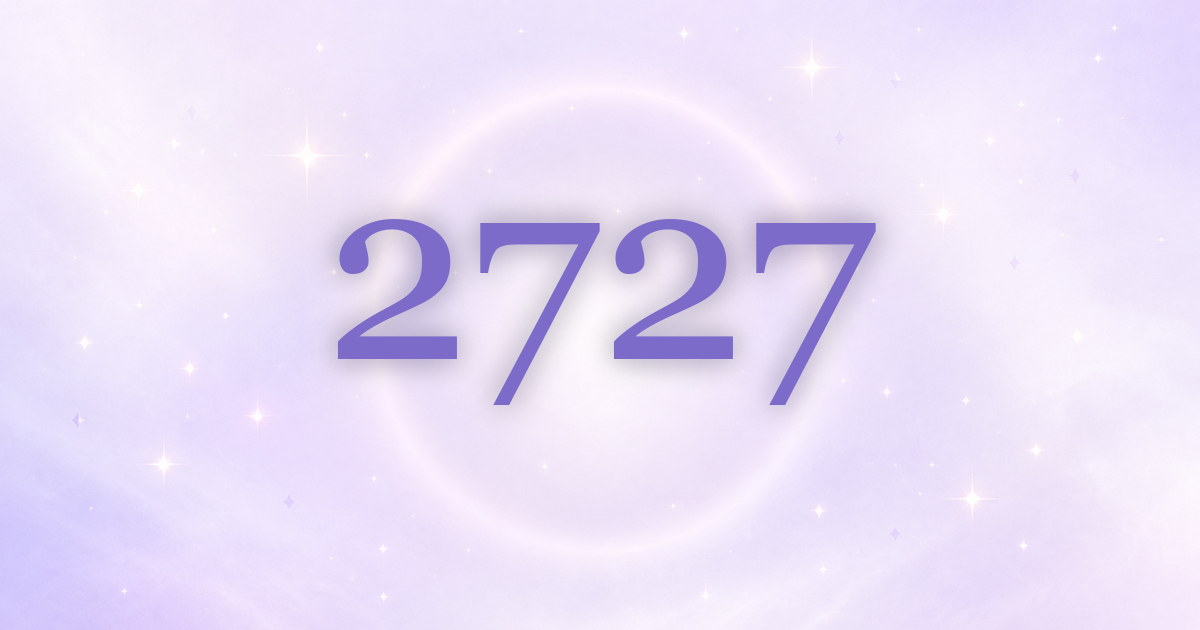 2727: el número que aparece cuando una comprensión ya está lista para liberarse