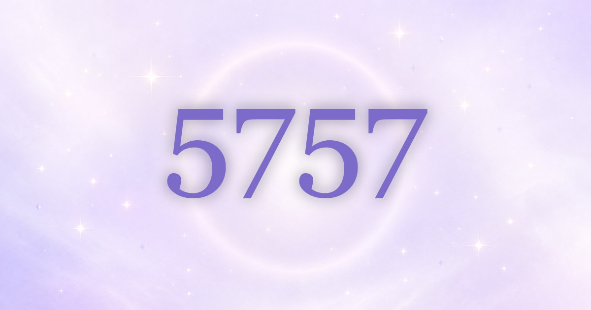 El 5757 aparece en tu vida: cambio, sabiduría y la llamada del amor profundo