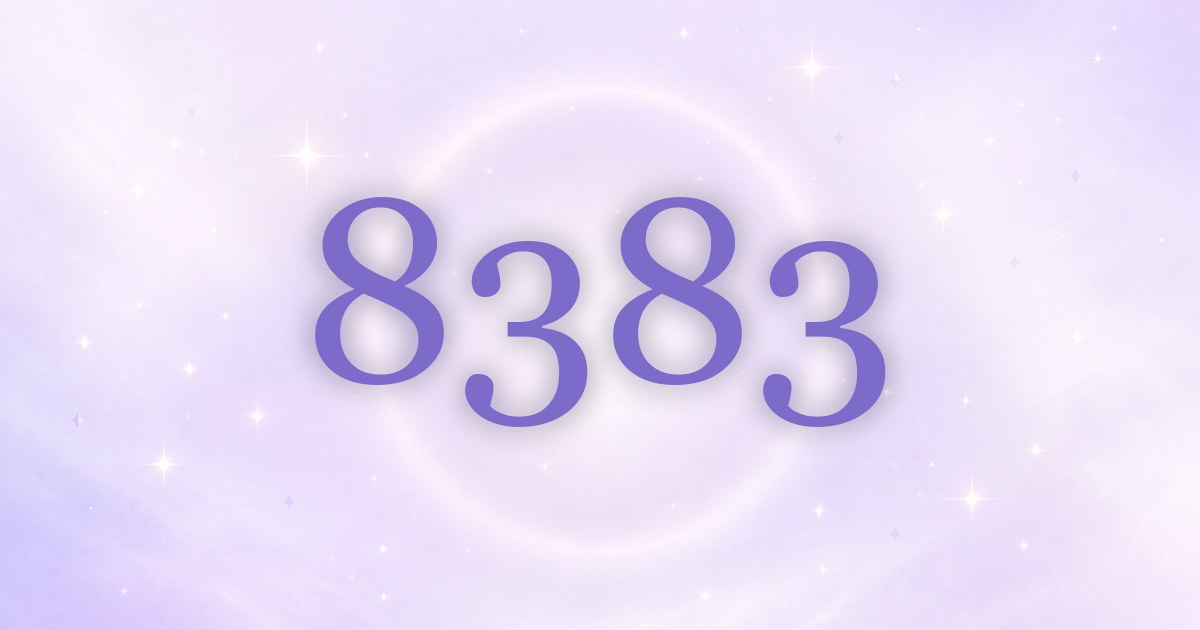 8383 aparece en tu vida: abundancia creativa con propósito de número maestro